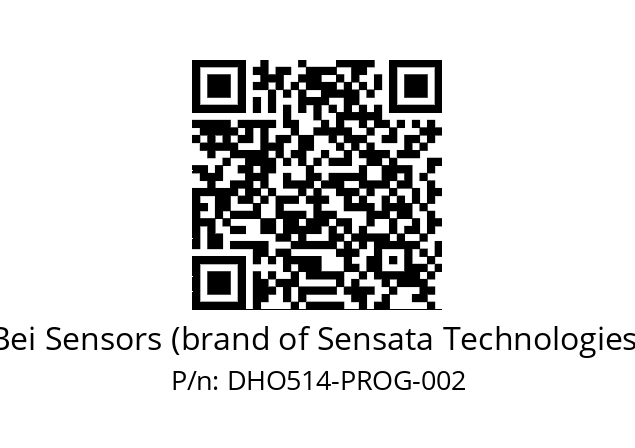  DHO5_14//RGXX//EPROG//G6R//--DD-- Bei Sensors (brand of Sensata Technologies) DHO514-PROG-002