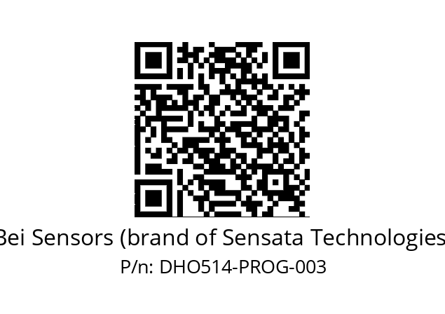  DHO5_14//RGXX//01024//G8R//--DD-- Bei Sensors (brand of Sensata Technologies) DHO514-PROG-003