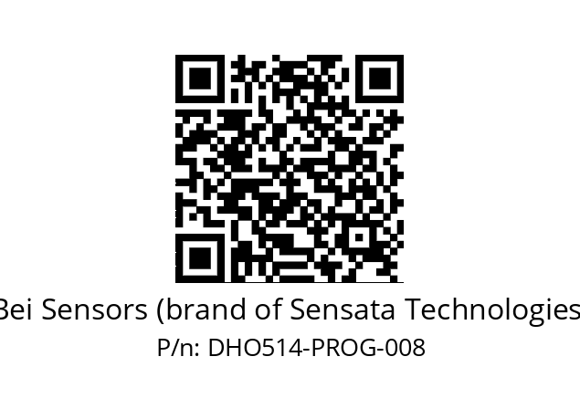  DHO5_14//RGY9//EPROG//GMR// Bei Sensors (brand of Sensata Technologies) DHO514-PROG-008