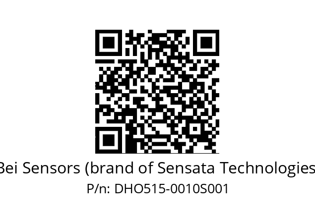  DHO5S15/OM/RG5A//00010//G6R// Bei Sensors (brand of Sensata Technologies) DHO515-0010S001