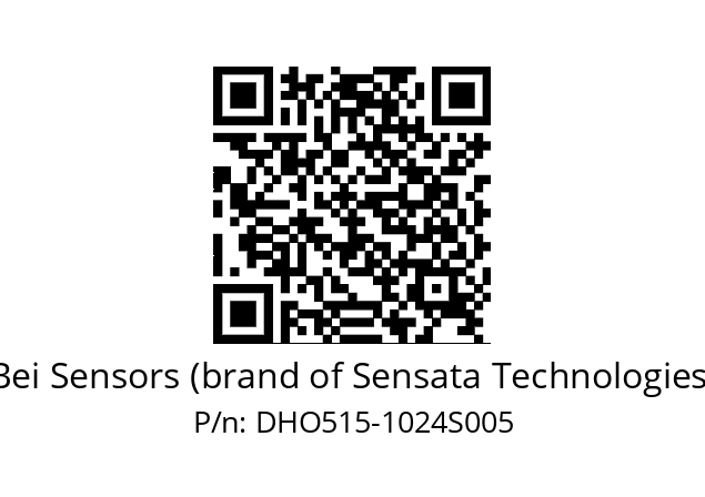  DHO5S15/OM/RG59//01024//G3R020// Bei Sensors (brand of Sensata Technologies) DHO515-1024S005