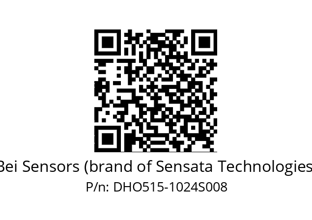  DHO5S15/OM/RG59//01024//G6R// Bei Sensors (brand of Sensata Technologies) DHO515-1024S008