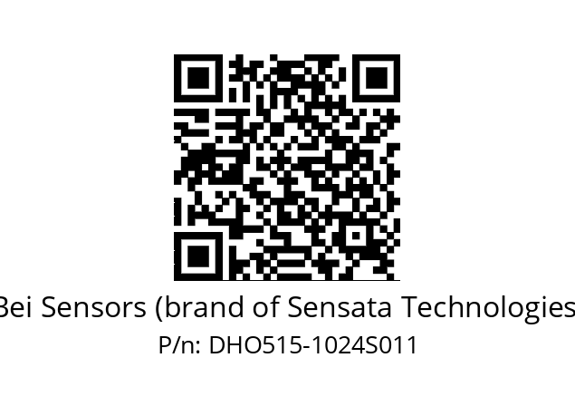  DHO5S15/OM/RG29//01024//G6R//--DK-- Bei Sensors (brand of Sensata Technologies) DHO515-1024S011