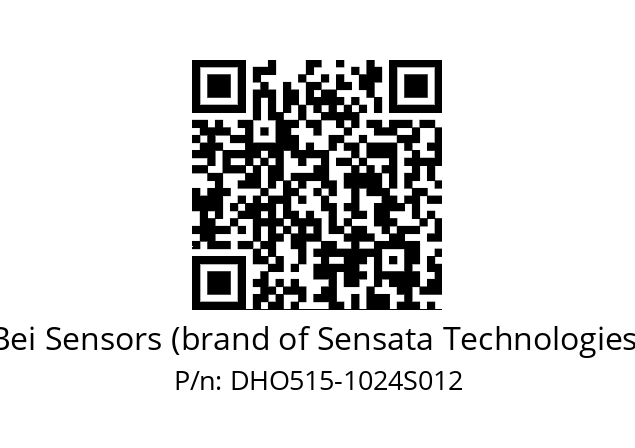  DHO5S15/OM/RG59//01024//G6R//--DK-- Bei Sensors (brand of Sensata Technologies) DHO515-1024S012