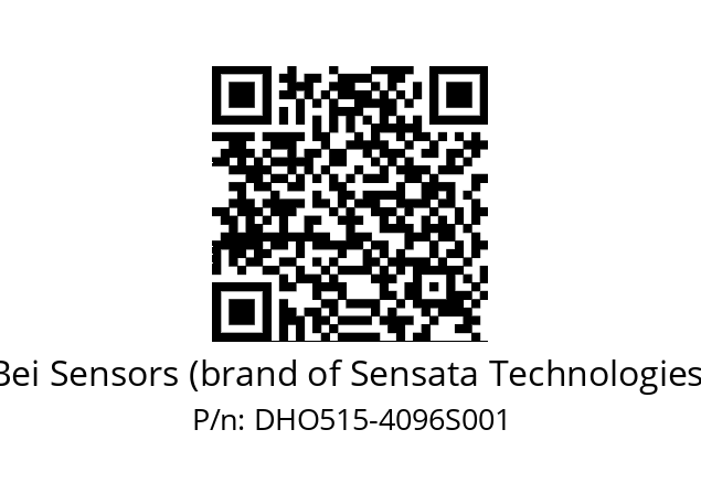  DHO5S15/OM/RG59//04096//G6R// Bei Sensors (brand of Sensata Technologies) DHO515-4096S001