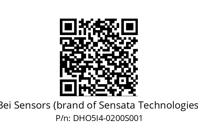  DHO5SI4//RG59//00200//G6R//D0DD-- Bei Sensors (brand of Sensata Technologies) DHO5I4-0200S001