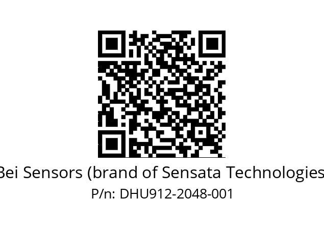  DHU9_12//PG59//02048//G6R//U2DW-- Bei Sensors (brand of Sensata Technologies) DHU912-2048-001