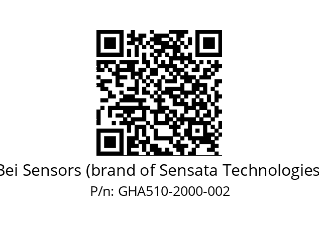  GHA5_10//5G59//02000//G6R// Bei Sensors (brand of Sensata Technologies) GHA510-2000-002