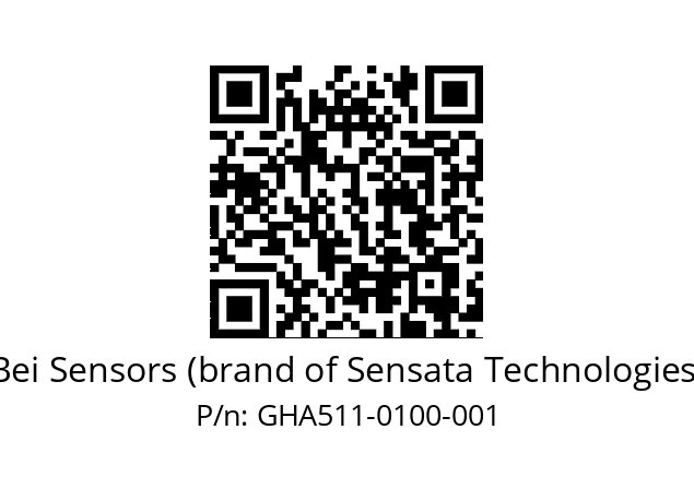  GHA5_11//5G59//00100//G6R//--36-- Bei Sensors (brand of Sensata Technologies) GHA511-0100-001