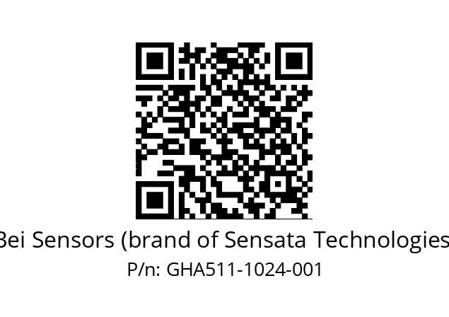  GHA5_11//5G59//01024//G6R//--36-- Bei Sensors (brand of Sensata Technologies) GHA511-1024-001