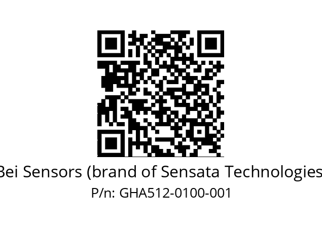  GHA5_12//5GT9//00100//G6R// Bei Sensors (brand of Sensata Technologies) GHA512-0100-001