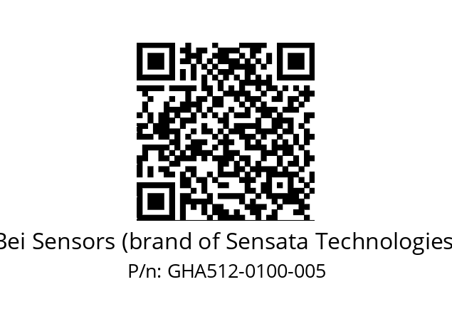  GHA5_12//5G59//00100//G3R020// Bei Sensors (brand of Sensata Technologies) GHA512-0100-005