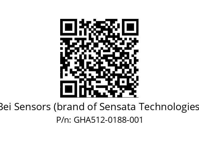  GHA5_12//5G59//00188//G6R// Bei Sensors (brand of Sensata Technologies) GHA512-0188-001