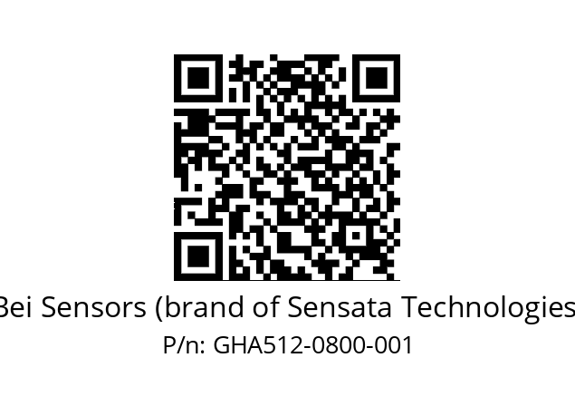  GHA5_12//5G59//00800//G6R// Bei Sensors (brand of Sensata Technologies) GHA512-0800-001