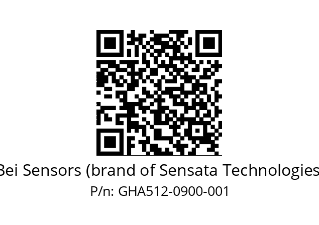  GHA5_12//5G55//00900//G2R// Bei Sensors (brand of Sensata Technologies) GHA512-0900-001