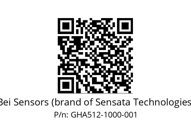  GHA5_12//5G59//01000//G6R// Bei Sensors (brand of Sensata Technologies) GHA512-1000-001