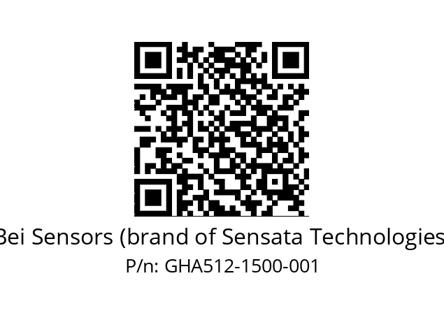  GHA5_12//5G59//01500//G6R// Bei Sensors (brand of Sensata Technologies) GHA512-1500-001