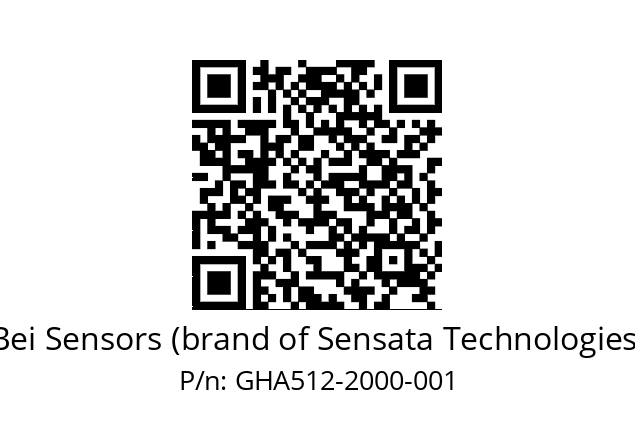  GHA5_12//5G59//02000//G6R// Bei Sensors (brand of Sensata Technologies) GHA512-2000-001