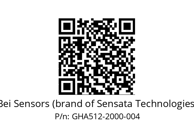  GHA5_12//5G55//02000//G6R// Bei Sensors (brand of Sensata Technologies) GHA512-2000-004