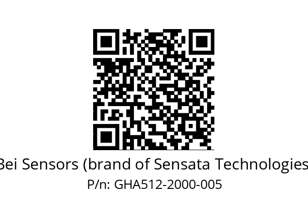  GHA5_12//5G57//02000//G6R// Bei Sensors (brand of Sensata Technologies) GHA512-2000-005