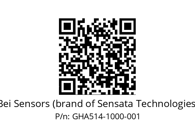  GHA5_14//5G59//01000//G3R020// Bei Sensors (brand of Sensata Technologies) GHA514-1000-001