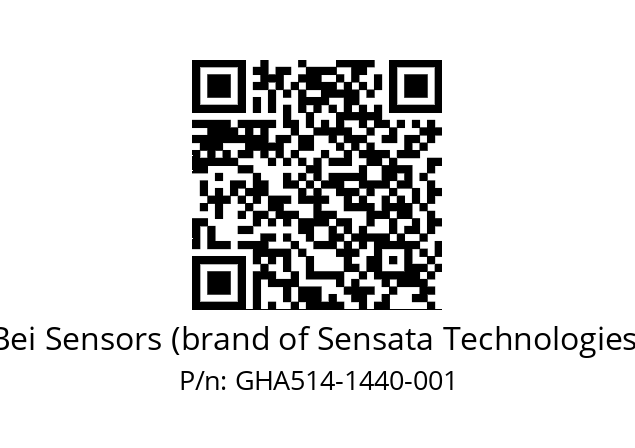  GHA5_14//5G59//01440//G6R// Bei Sensors (brand of Sensata Technologies) GHA514-1440-001