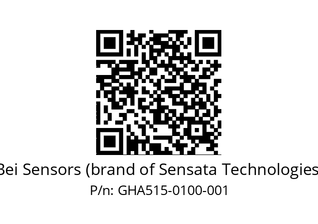  GHA5_15//5G59//00100//G3R020// Bei Sensors (brand of Sensata Technologies) GHA515-0100-001