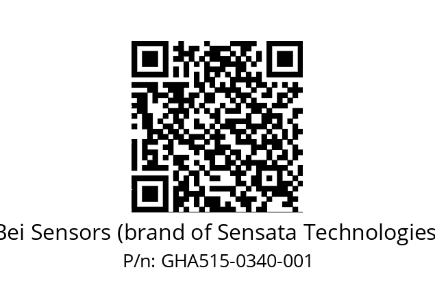  GHA5_15//5G59//00340//G6R// Bei Sensors (brand of Sensata Technologies) GHA515-0340-001