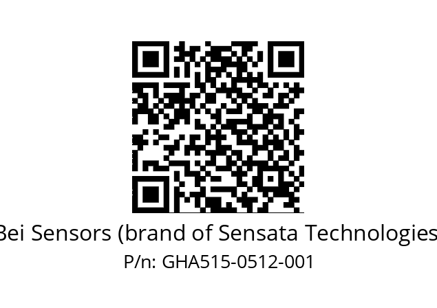  GHA5_15//5GT9//00512//G6R// Bei Sensors (brand of Sensata Technologies) GHA515-0512-001