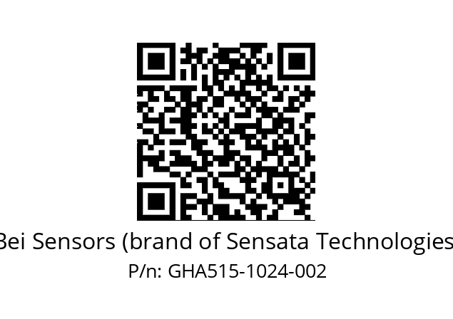  GHA5_15//5G59//01024//G6R// Bei Sensors (brand of Sensata Technologies) GHA515-1024-002