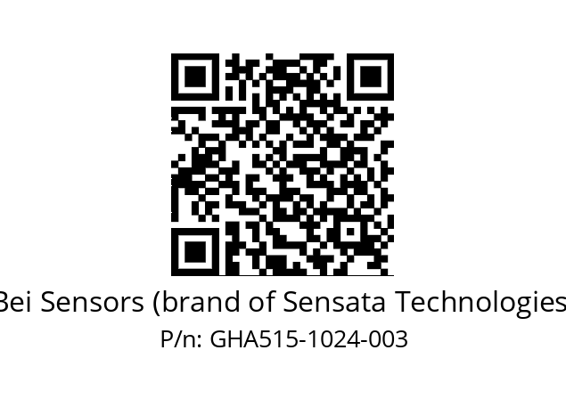  GHA5_15//5G57//01024//G6R// Bei Sensors (brand of Sensata Technologies) GHA515-1024-003