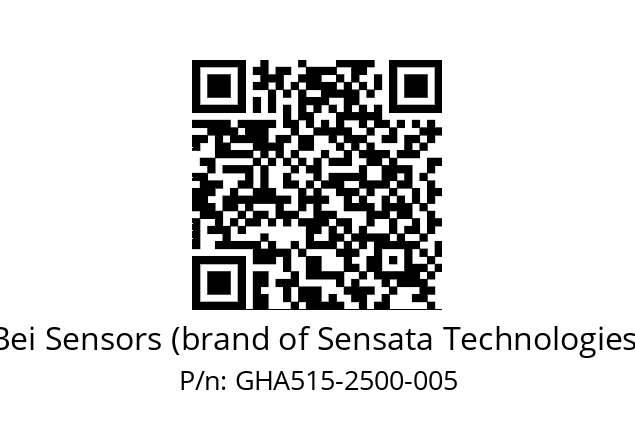  GHA5_15//5G59//02500//G6R// Bei Sensors (brand of Sensata Technologies) GHA515-2500-005