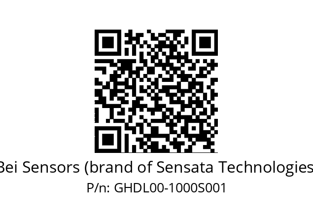  GHDLS00//3G39//01000//G3R050//----B7 Bei Sensors (brand of Sensata Technologies) GHDL00-1000S001