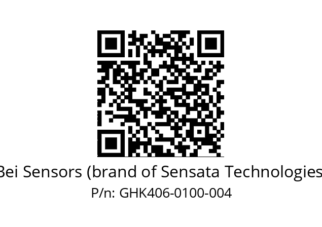  GHK4_06//5G59//00100//G3A010//--D7-- Bei Sensors (brand of Sensata Technologies) GHK406-0100-004