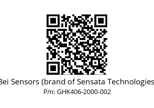  GHK4_06//9G59//02000//G3A050//--D7-- Bei Sensors (brand of Sensata Technologies) GHK406-2000-002