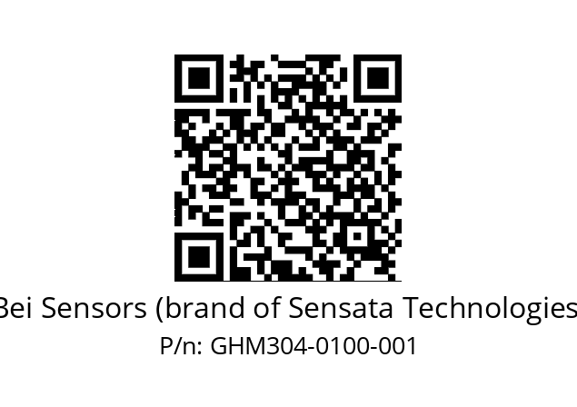  GHM3_04//PG59//00100//G3D020// Bei Sensors (brand of Sensata Technologies) GHM304-0100-001