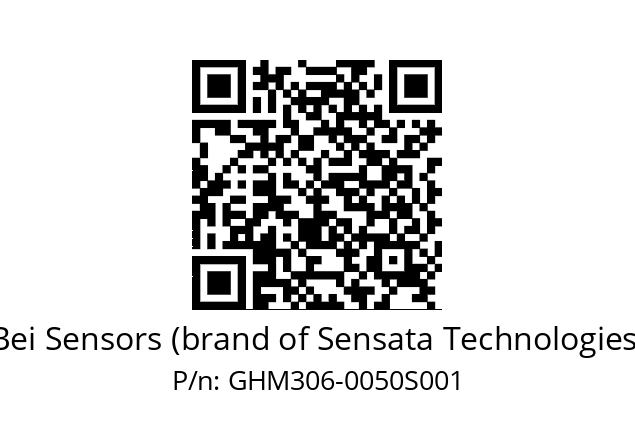  GHM3S06/02/PG59//00050//G3D020// Bei Sensors (brand of Sensata Technologies) GHM306-0050S001