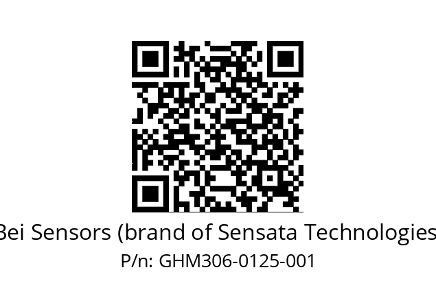  GHM3_06//PG51//00125//GLA// Bei Sensors (brand of Sensata Technologies) GHM306-0125-001