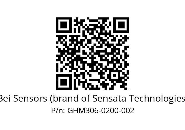  GHM3_06//PG59//00200//G3A020// Bei Sensors (brand of Sensata Technologies) GHM306-0200-002