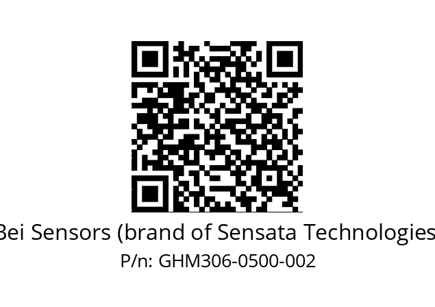  GHM3_06//PG59//00500//G3A020// Bei Sensors (brand of Sensata Technologies) GHM306-0500-002