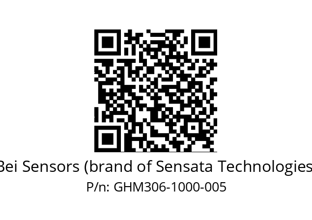  GHM3_06//PG59//01000//G3D030// Bei Sensors (brand of Sensata Technologies) GHM306-1000-005