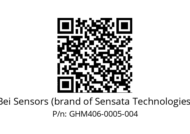  GHM4_06//5G59//00005//G3R020// Bei Sensors (brand of Sensata Technologies) GHM406-0005-004