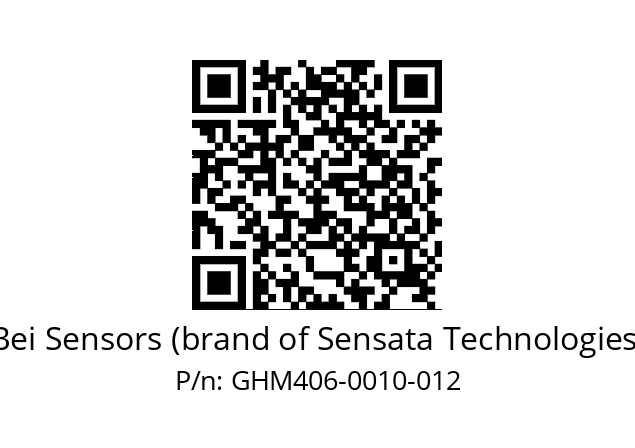  GHM4_06//9G59//00010//G3A020// Bei Sensors (brand of Sensata Technologies) GHM406-0010-012