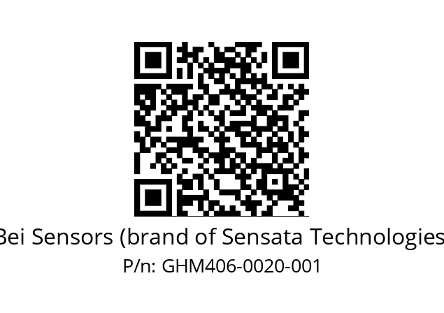  GHM4_06//2G29//00020//G3R005// Bei Sensors (brand of Sensata Technologies) GHM406-0020-001