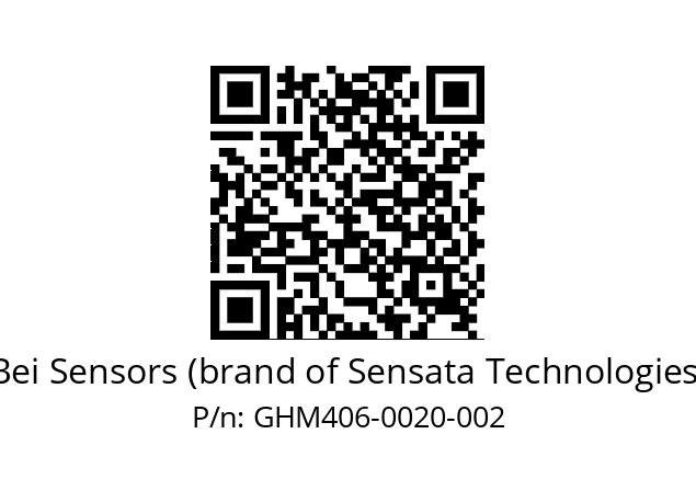  GHM4_06//5G57//00020//G3R010// Bei Sensors (brand of Sensata Technologies) GHM406-0020-002