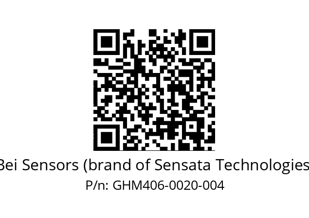  GHM4_06//2G28//00020//G3A020// Bei Sensors (brand of Sensata Technologies) GHM406-0020-004