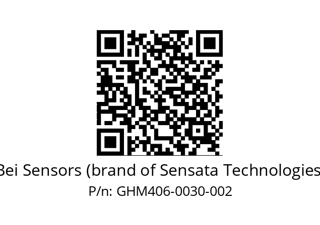  GHM4_06//2G29//00030//G3R005// Bei Sensors (brand of Sensata Technologies) GHM406-0030-002