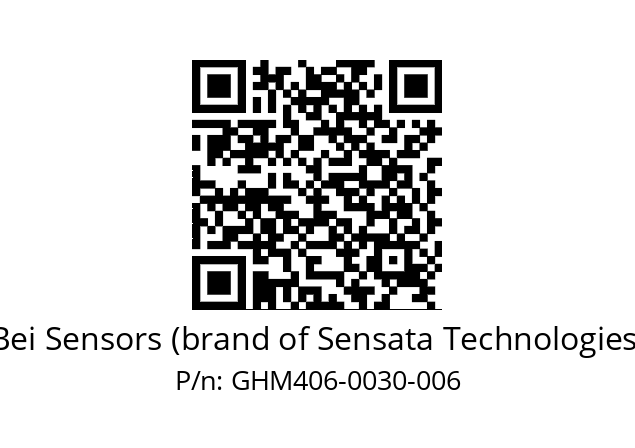  GHM4_06//9G59//00030//G3A050// Bei Sensors (brand of Sensata Technologies) GHM406-0030-006