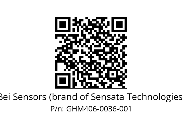  GHM4_06//5G59//00036//G3R005// Bei Sensors (brand of Sensata Technologies) GHM406-0036-001