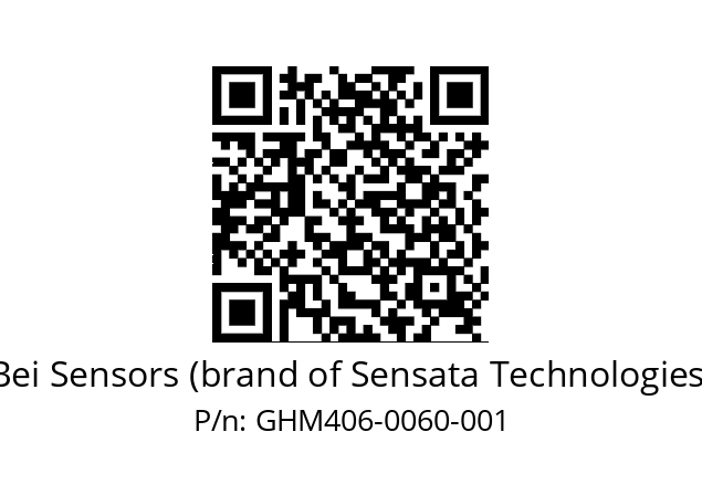  GHM4_06//9G59//00060//G3A005// Bei Sensors (brand of Sensata Technologies) GHM406-0060-001